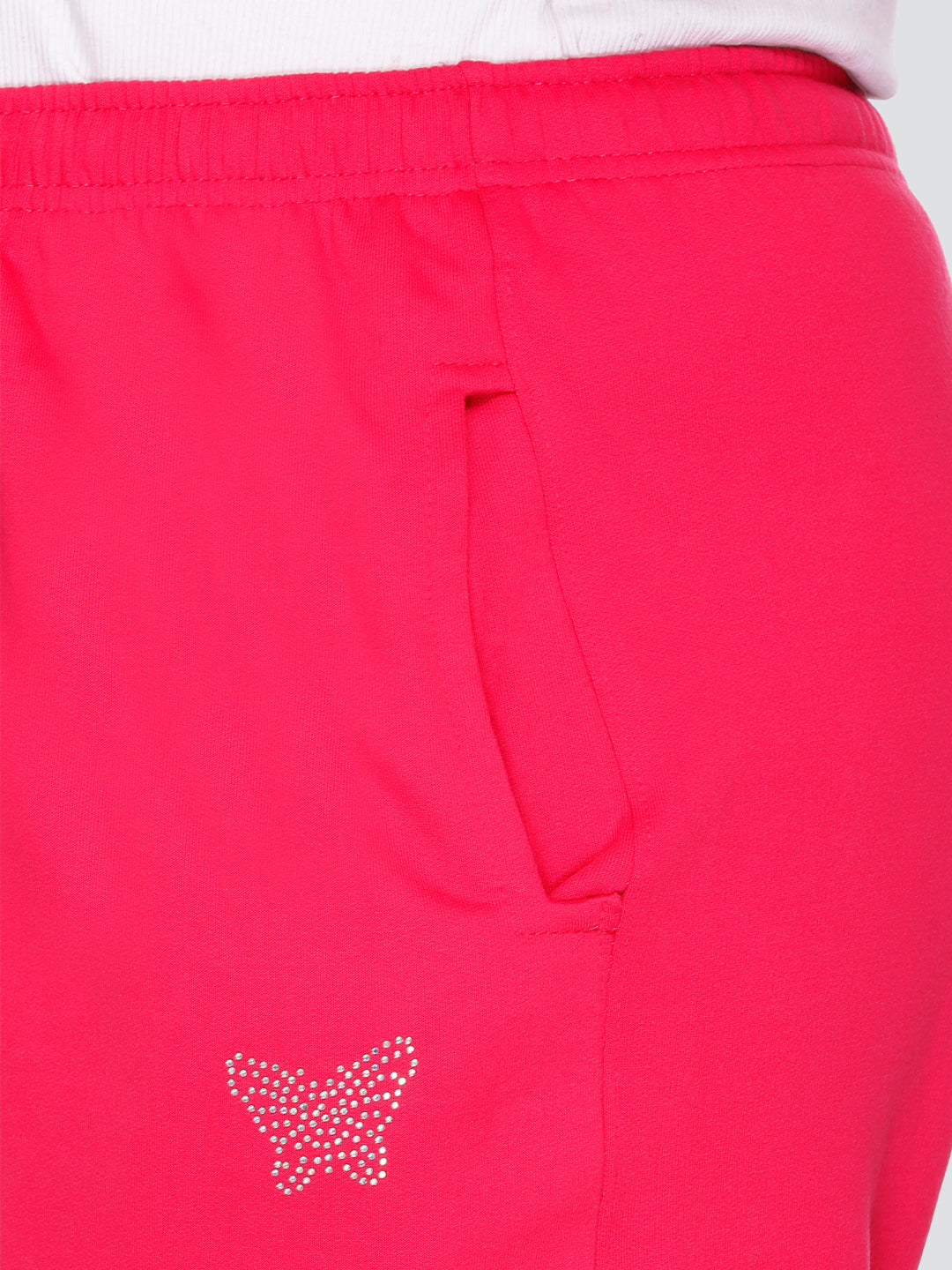 Stylish Pink Cotton Plus Size Winter Fleece Track pants For Women Online In India