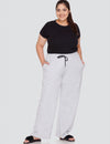 High Rise Cotton Straight Grandma Grey Trackpants (Available in Plus Size)