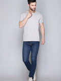  Men's Solid Regular Round Tshirts