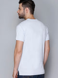 Men's Multicolor Solid Pure Cotton Round Neck Tshirt