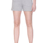 Cotton Shorts For Women Plain - Grey