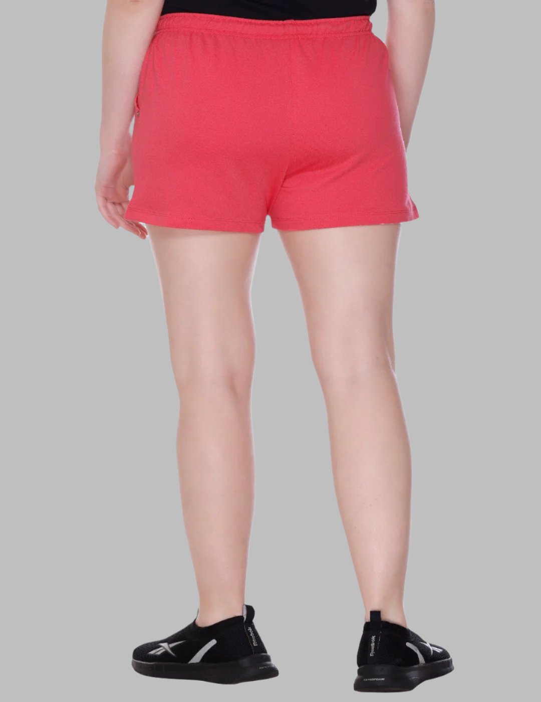 Cotton Shorts For Women Plain Pink