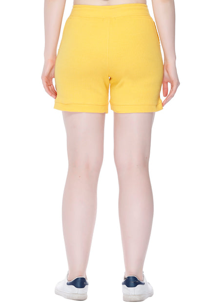Comfortable Cotton Shorts For Women Combo (Rosy Pink/Mango) Online In India