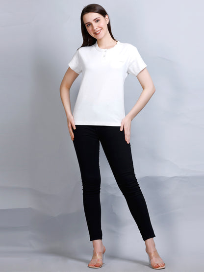 Cool & Casual Basic T-Shirts For (Women Combo of Three)