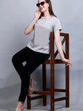 Stretchable Round Neck Cotton Basic Tees