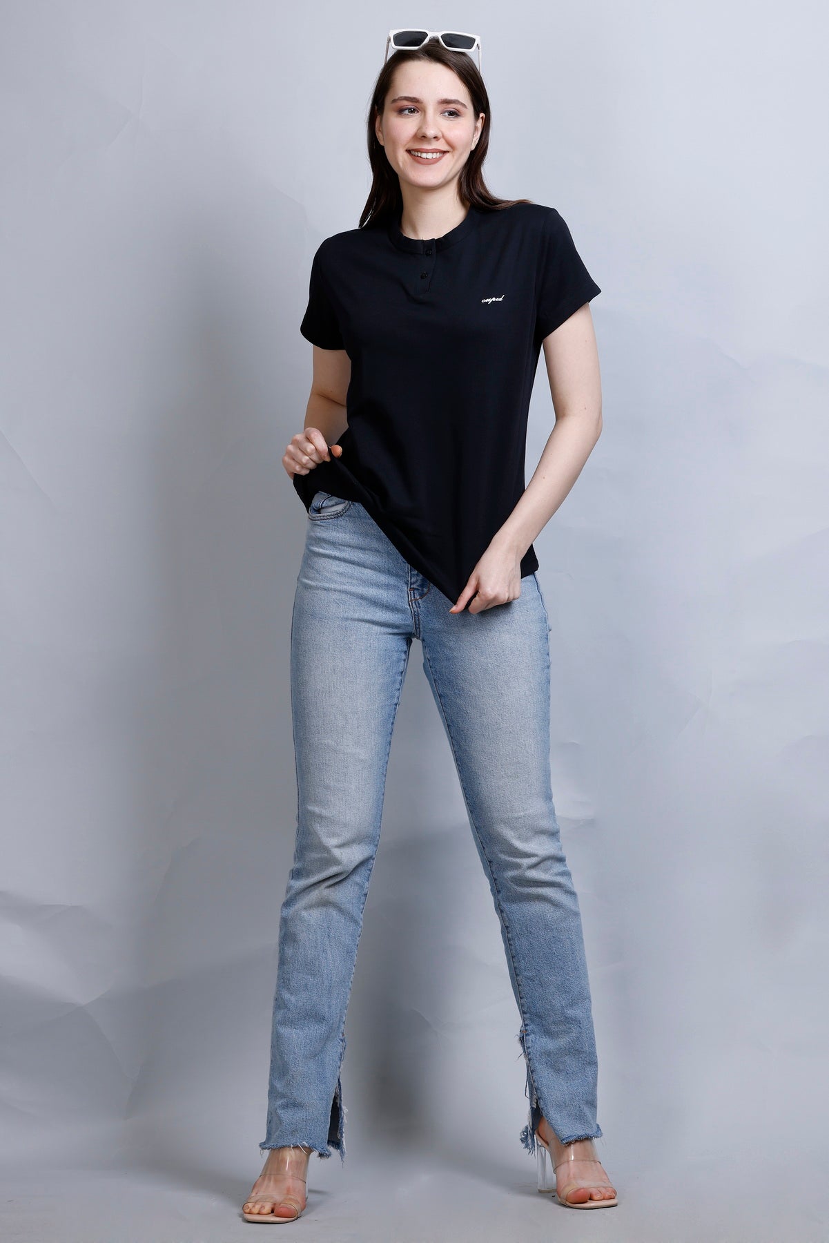 Buy Black T-shirt Women Online In India