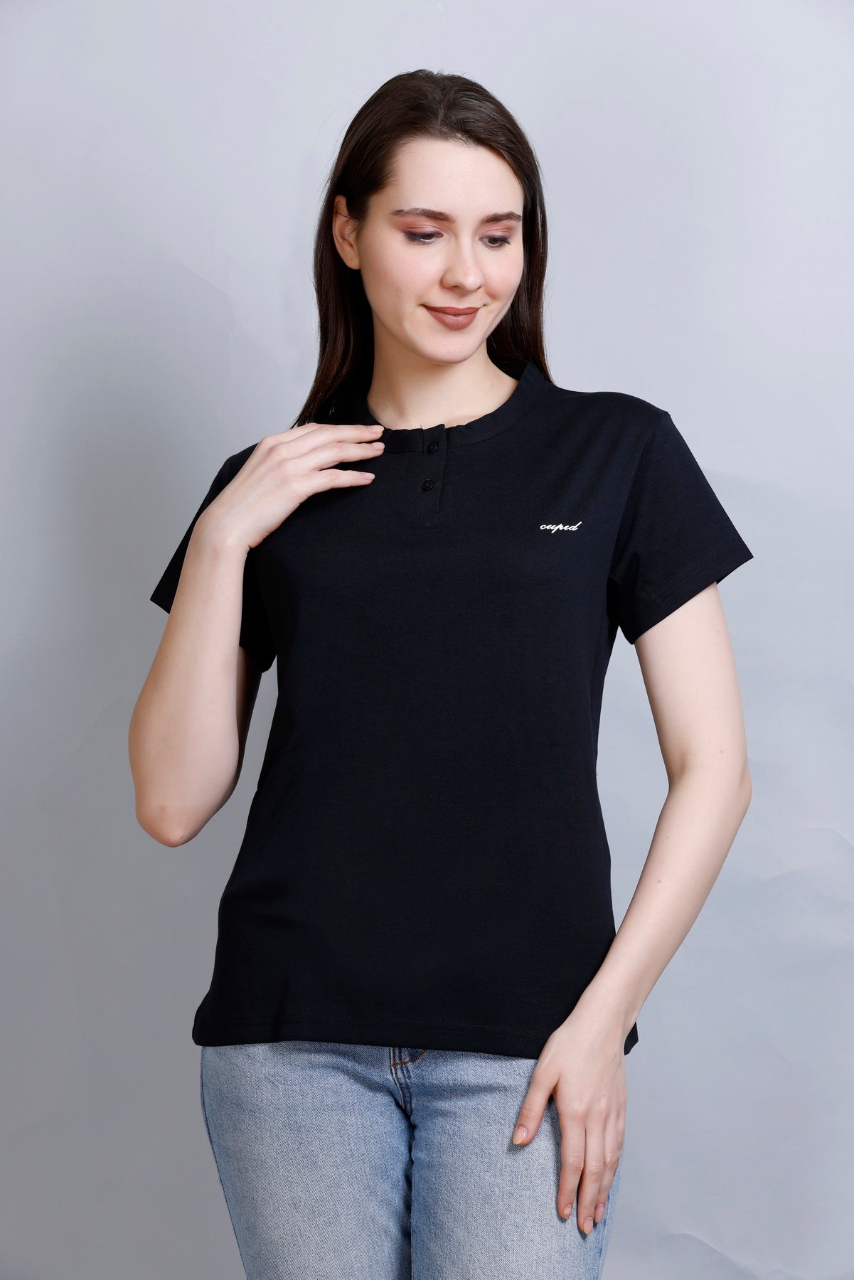 Buy Black T-shirt Women Online In India