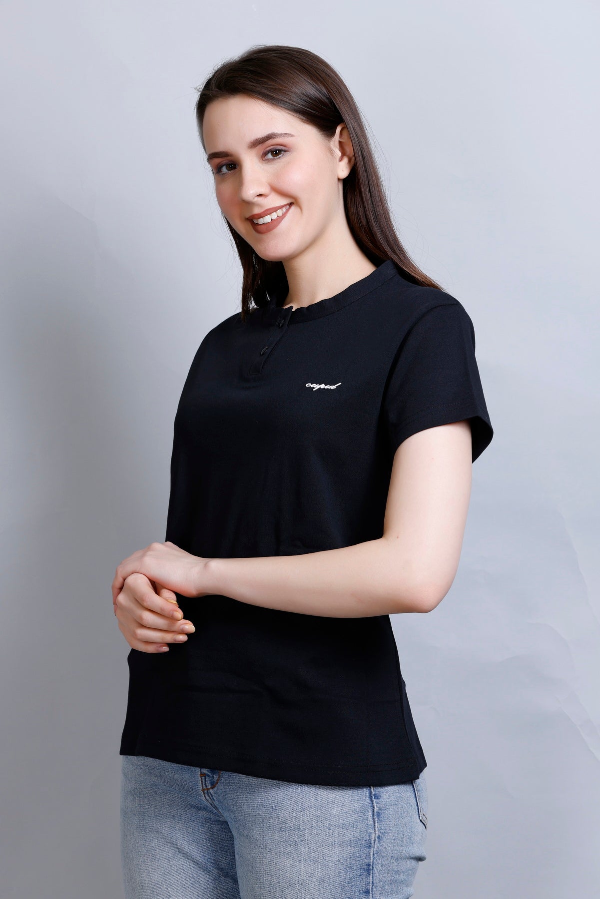 Buy Black T-shirt Women Online In India