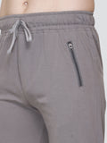  Men's Solid Slim-Fit Track Pants