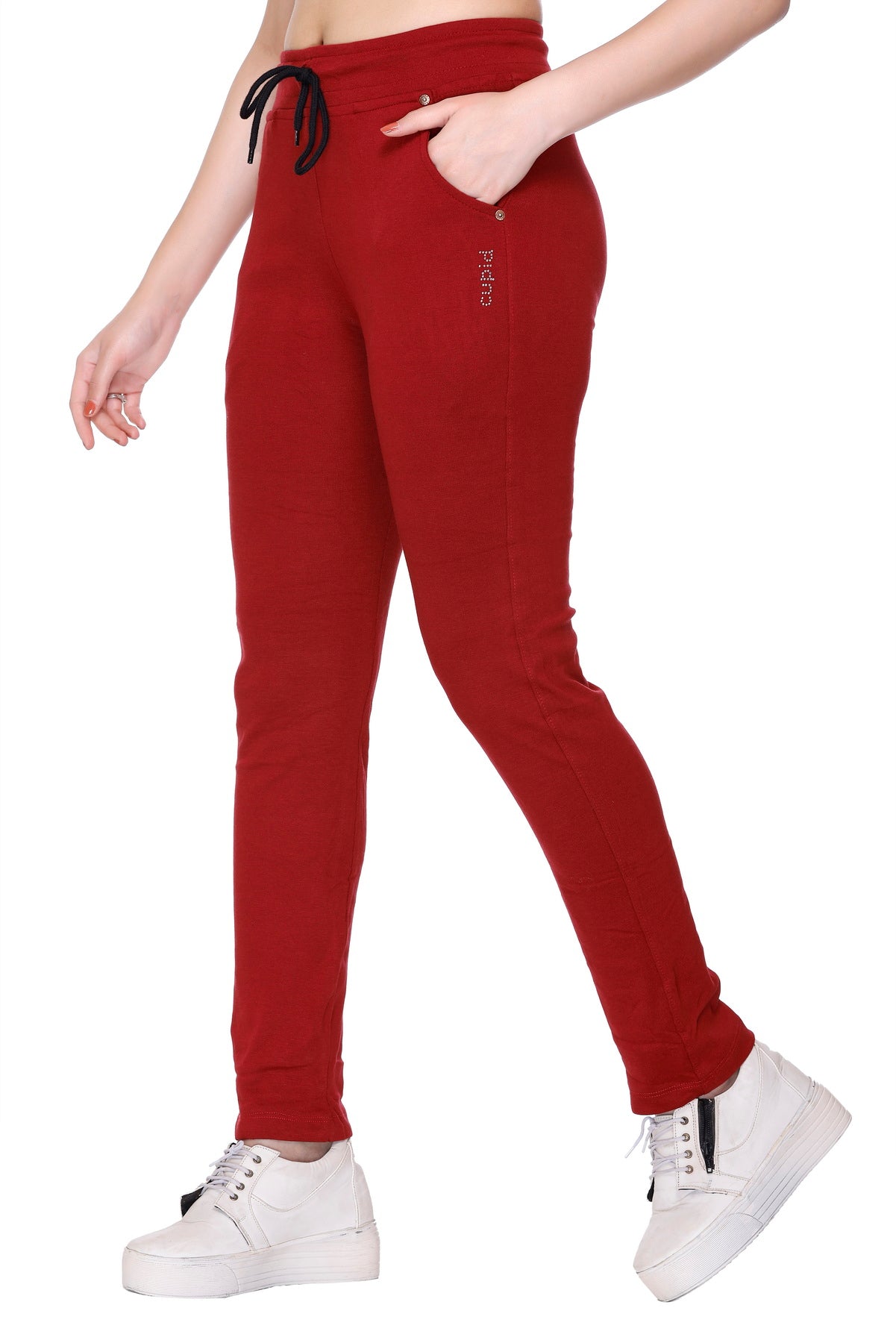 Stylish Cotton Lycra Activewear Trackpants for Women online in India