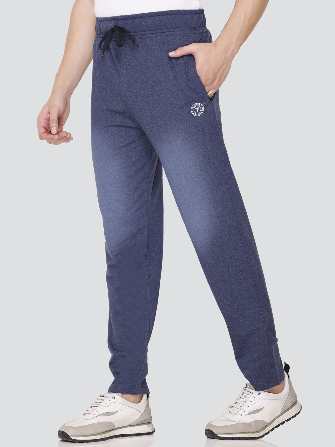 Stylish Denim Shaded Jinxer Cotton Trackpants for Women online in India