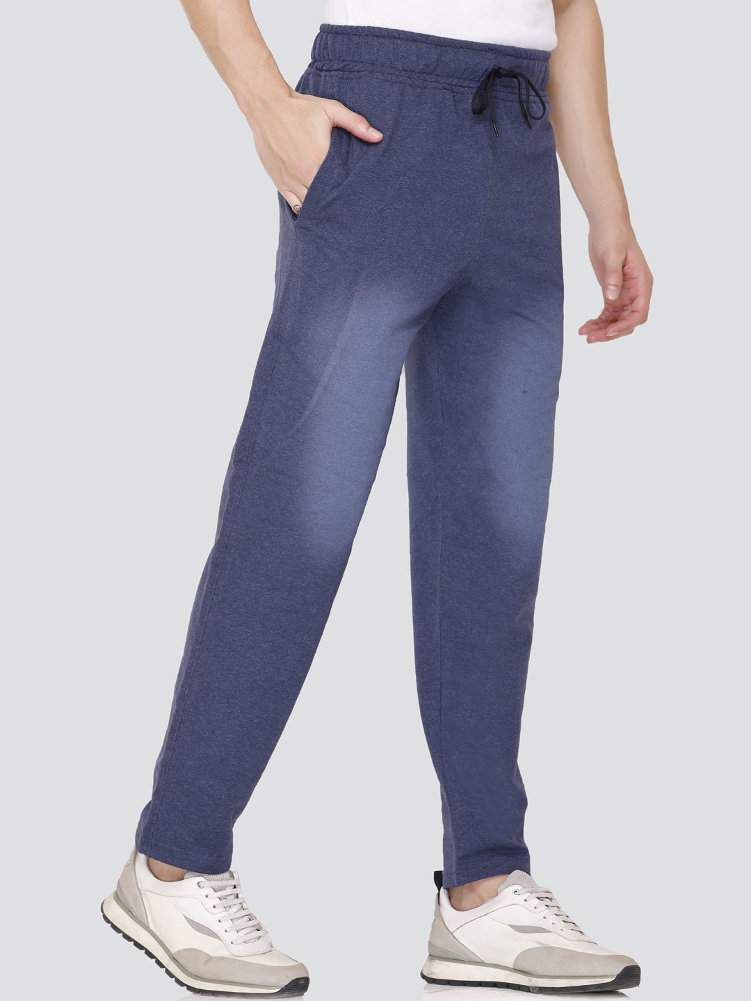 Stylish Denim Shaded Jinxer Cotton Trackpants for Women online in India