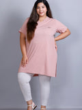 Women's Solid Round Neck Tops
