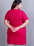Shop Longline Hip Covering Top with Pockets