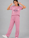 Girls Cotton T-Shirt & Pajama Set Soft Co-Ord Outfit for Kids (9-12 Years)
