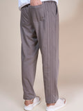 Jinxer Men Side Striped wide leg Fit Trackpants Cambridge Brown