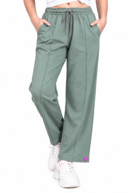 Girls' Relaxed Fit Cotton Track Pants for 11–14 Years