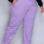 Winter Wear Warm Fleece Lowers For Women- Lilac Blush