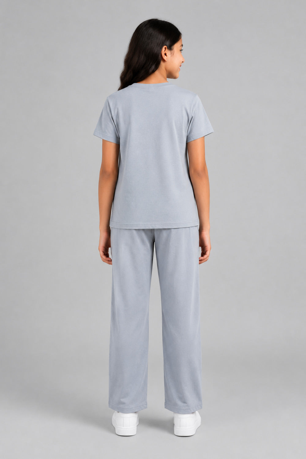 Girls Cotton T-Shirt & Pajama Set Soft Co-Ord Outfit for Kids (9-12 Years)