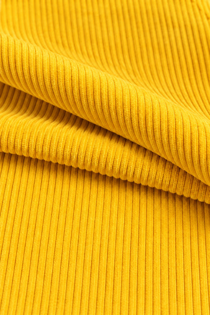 Women’s Ribbed Knit Track Pants / Relaxed Lounge Joggers with Drawstring