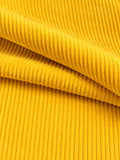 Women’s Ribbed Knit Track Pants / Relaxed Lounge Joggers with Drawstring