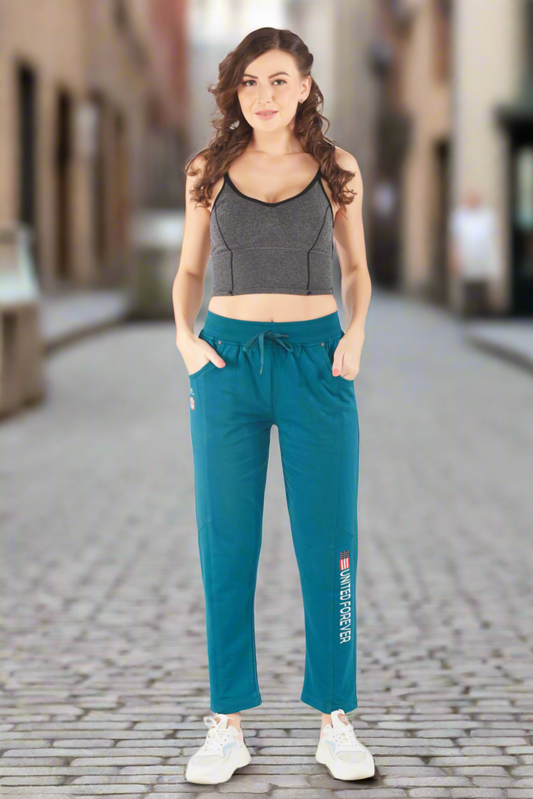Cotton Regular Fit Lounge Pants For Women