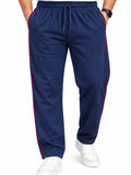 Jinxer Men Winter Fleece Track Pants - Blue