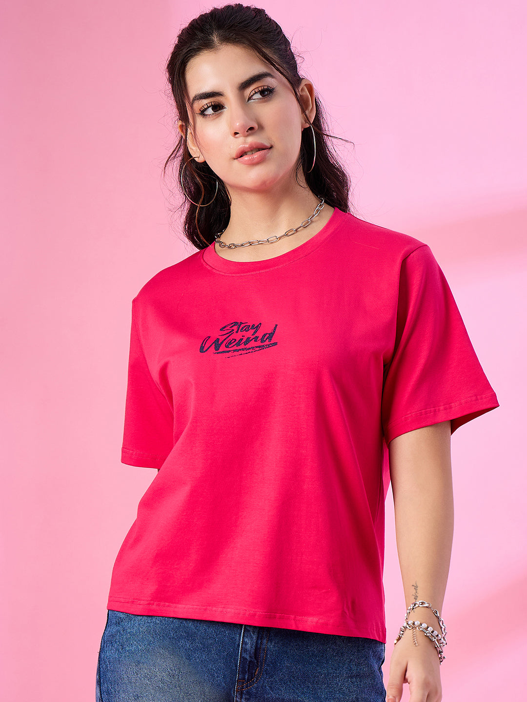 Buy Ladies Loose T shirts Online at Best Price 