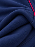 Jinxer Men Winter Fleece Track Pants - Blue