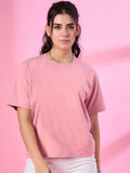 Plain Solid T-shirts for Women 