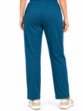 Mid Rise Easy Cotton Pants-Teal