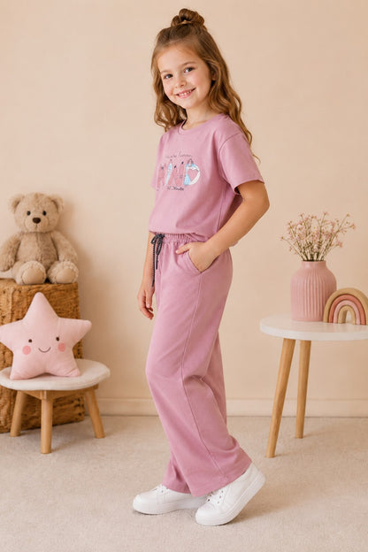 Cupid Girls Cotton Co-Ord Set  (6-9 Years)