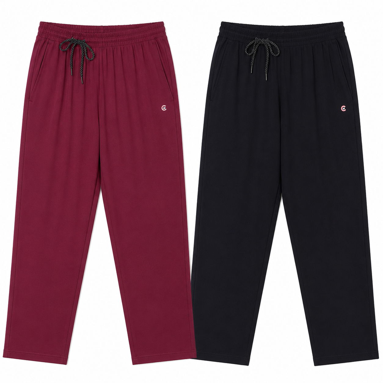 Cotton Track Pants For Women Pack of 2 (Purple & Navy Blue)