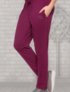 Cotton Trackpants With One Side zip Pocket- Purple