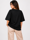 Cupid Woman Basic Printed Cotton Tees