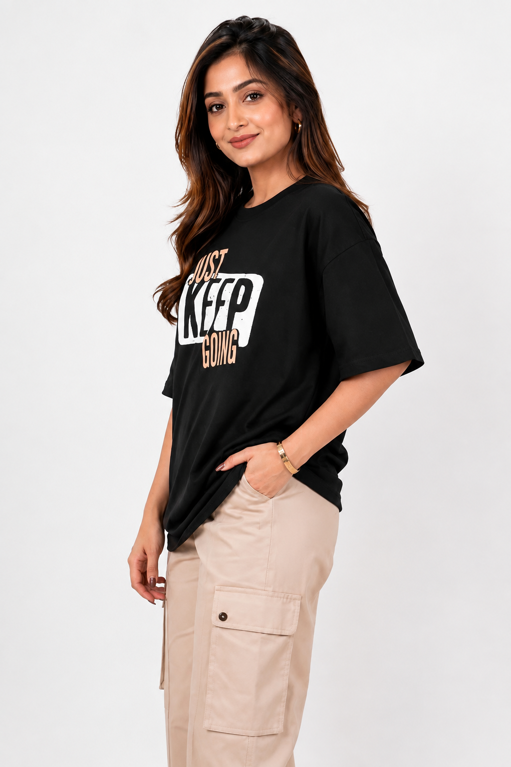 Cupid Woman Basic Printed Cotton Tees