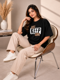 Cupid Woman Basic Printed Cotton Tees