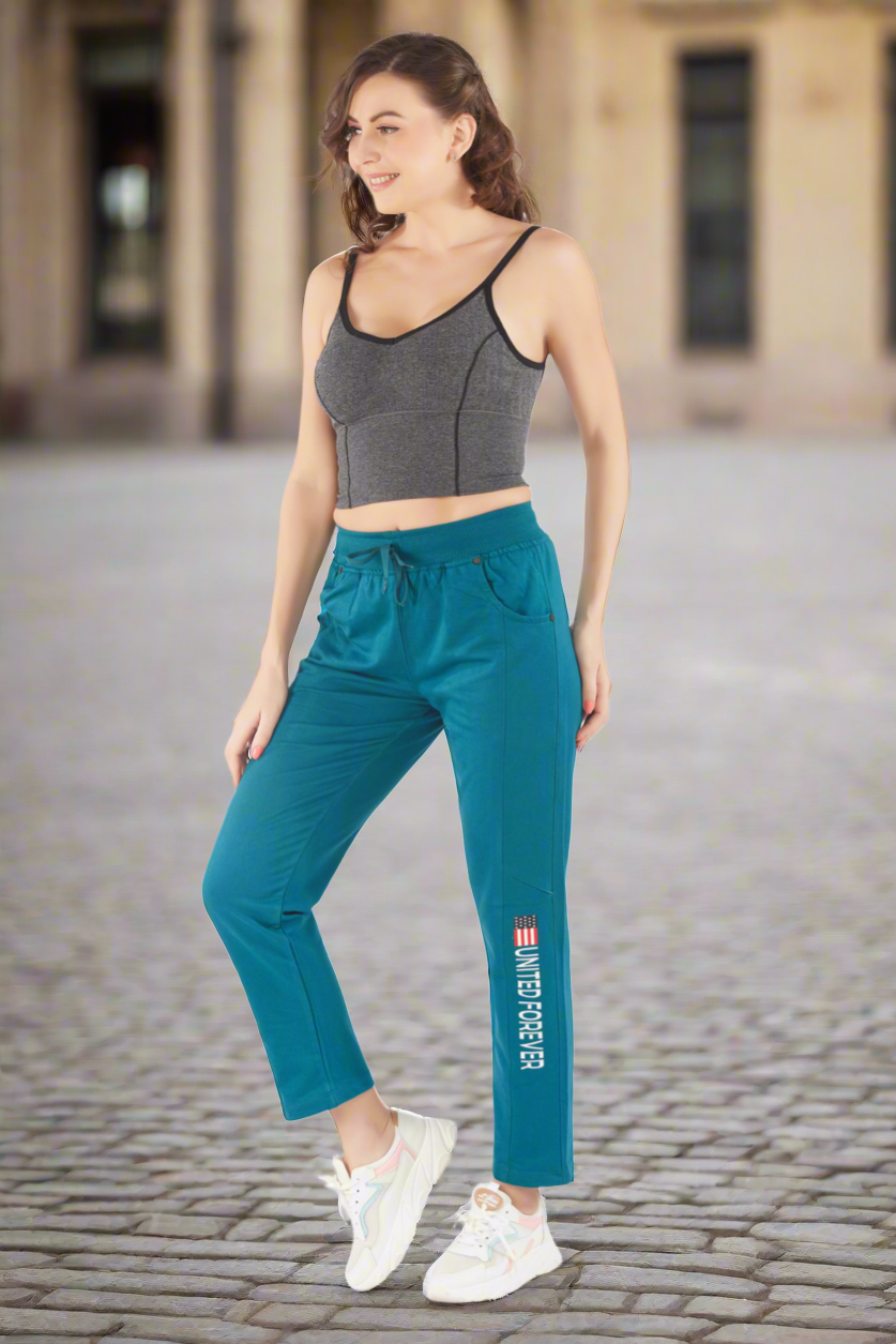 Regular Fit Straight Lowers For Women