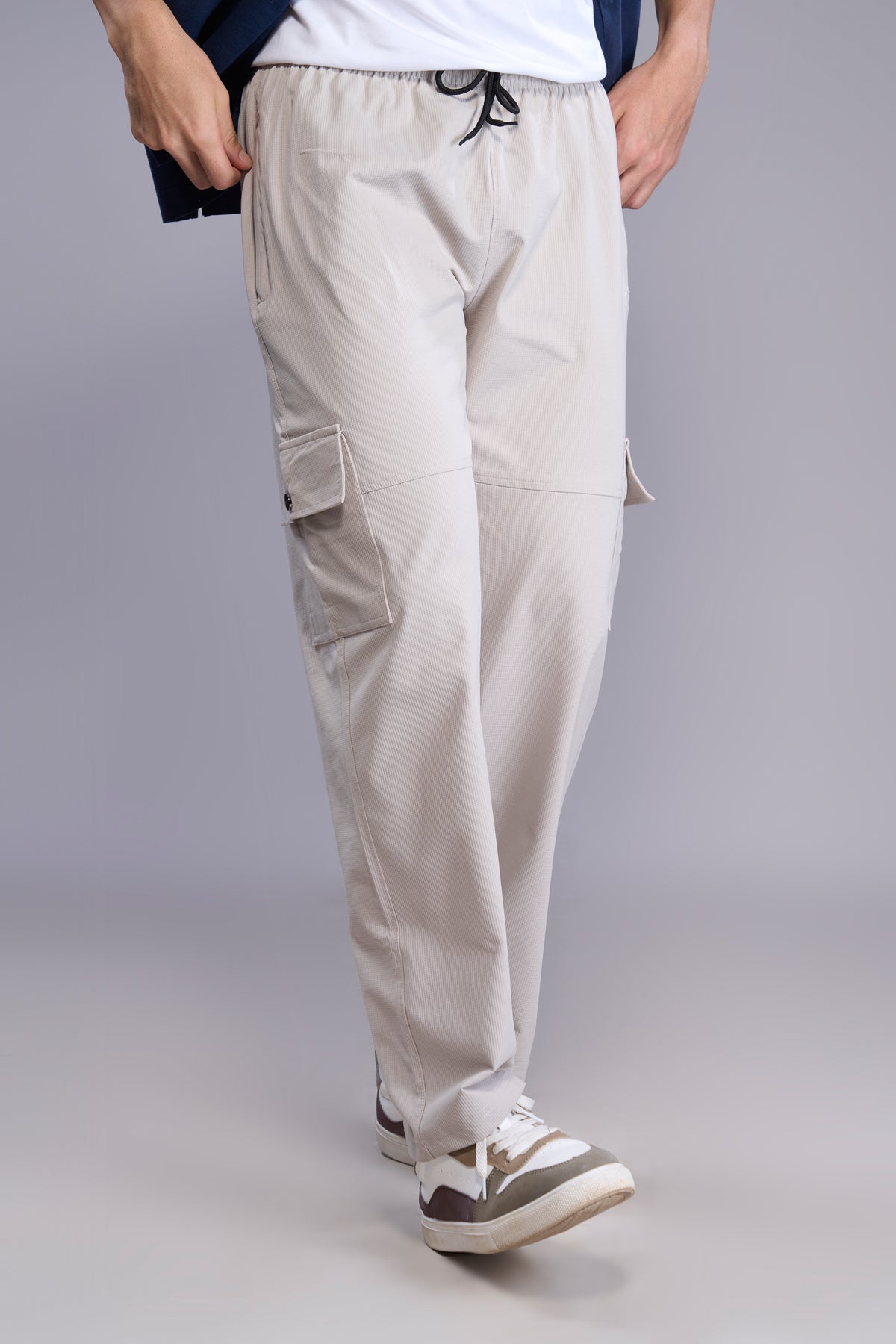 Men's Stretchable Straight Fit Cargo Pant