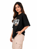 Cupid Woman Basic Printed Cotton Tees