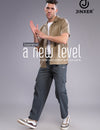 Jinxer Men Straight Fit Cargo Cotton Casual Pants -Olive Green