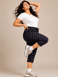 Plus Size Capri For Women - 3/4 Printed Pyjama (3X-7XL)