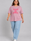 Cupid Woman Basic Printed Cotton Tees
