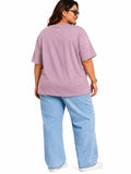 Cupid Woman Basic Printed Cotton Tees