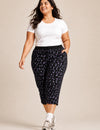 Plus Size Capri For Women - 3/4 Printed Pyjama (3X-7XL)