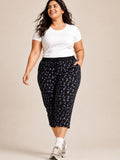 Plus Size Capri For Women - 3/4 Printed Pyjama (3X-7XL)