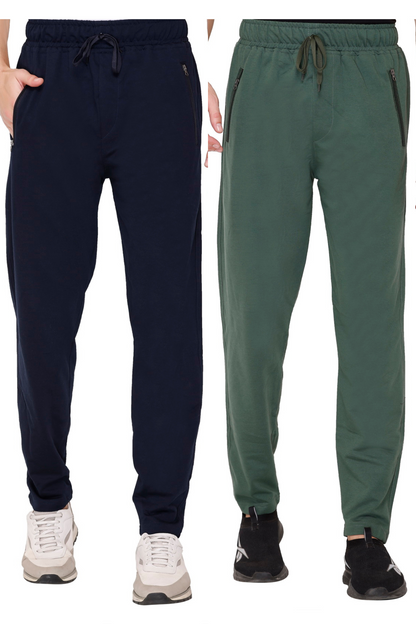 Stylish Cotton Jinxer Pants With Zipper Pockets For Men (Pack Of 2 Combo) At Best Prices Online In India