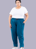 Plus Size Cotton Track Pants For Women