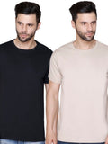 Men's Round Neck Casual T-shirts- Combo Pack