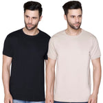 Men's Round Neck Casual T-shirts- Combo Pack